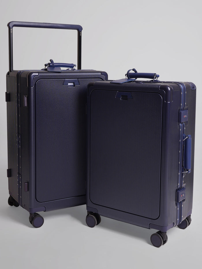 Moscow & Madrid Luggage Set — Moscow M&L Blue