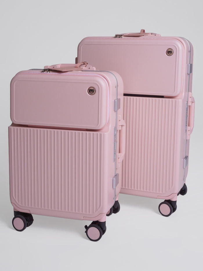 Moscow & Madrid Luggage Set — Madrid S&M Pink